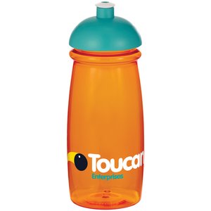 Additional Image 4 - a plastic water bottle with a blue lid