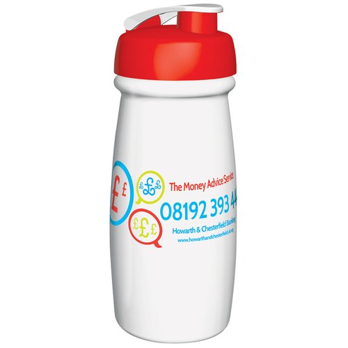 Additional Image 1 - a white and red plastic water bottle