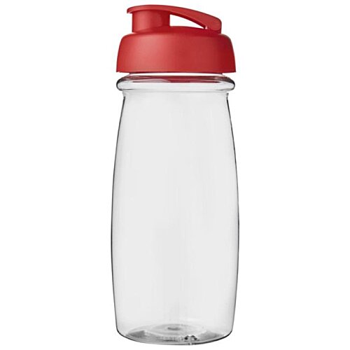 Additional Image 1 - a clear plastic bottle with a red lid