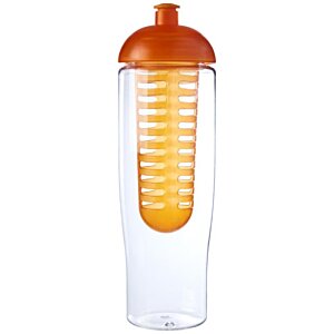 Additional Image 2 - a plastic water bottle with a orange lid