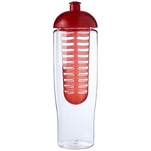 Additional Image 3 - a red and clear plastic water bottle