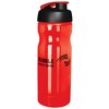 Additional Image 1 - a red water bottle with a black lid