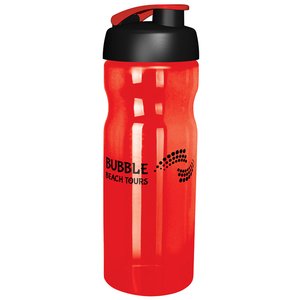 Additional Image 1 - a red water bottle with a black lid