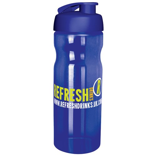 Additional Image 2 - a blue water bottle with yellow text