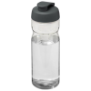 View Image 2 of 7 of Base Sports Bottle - Flip Lid - Clear - Printed