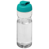 View Image 3 of 7 of Base Sports Bottle - Flip Lid - Clear - Printed