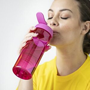 Additional Image 2 - a woman drinking from a pink bottle