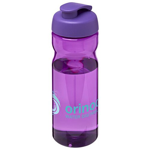 Additional Image 1 - a purple water bottle with a purple lid