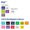 View Image 6 of 9 of Bop Sports Bottle - Domed Lid - Mix & Match