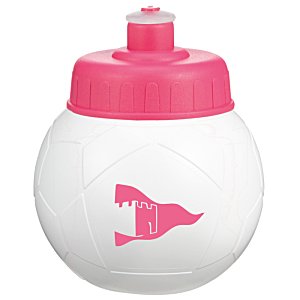 Additional Image 1 - a white and pink plastic bottle with a pink cap
