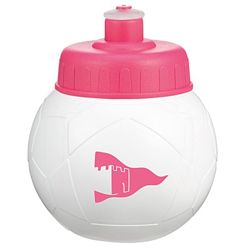 Additional Image 1 - a white and pink plastic bottle with a pink cap