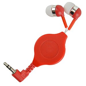 Additional Image 2 - a red device with white headsets