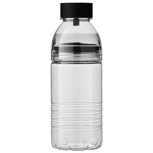 Additional Image 1 - a clear plastic bottle with a black cap