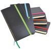 View Image 2 of 2 of DISC Shine A6 Notebook - Black - 3 Day