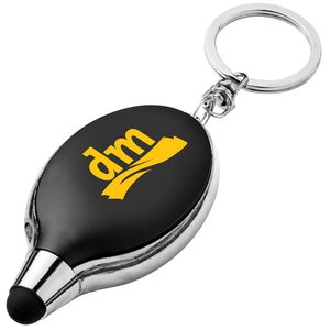 Additional Image 2 - a black and yellow key chain