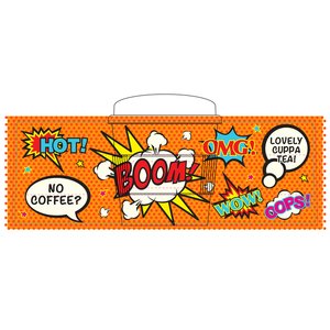 Additional Image 6 - a orange box with cartoon characters on it