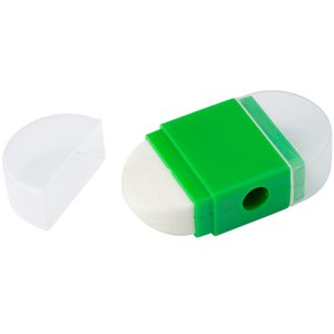 Additional Image 1 - a green and white eraser