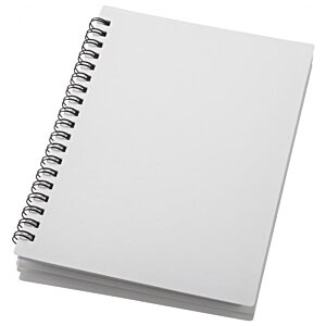 Additional Image 1 - a white notebook with spiral bound