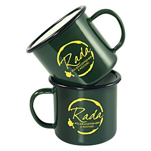Additional Image 2 - a stack of green mugs