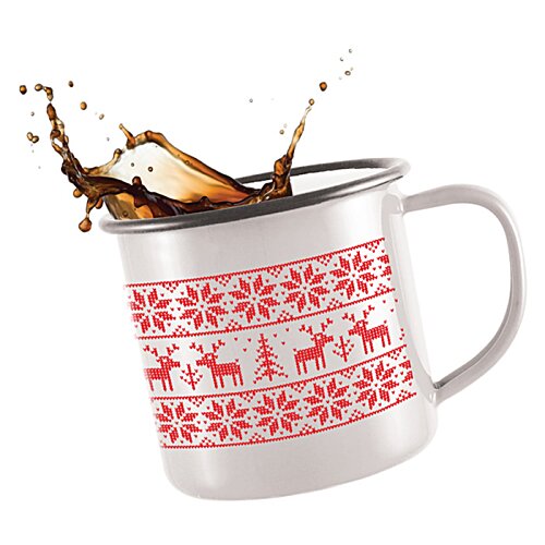Additional Image 1 - a white mug with red text and brown liquid