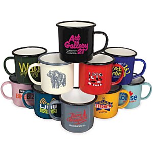 Additional Image 1 - a group of colorful mugs