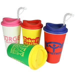 Additional Image 15 - a group of colorful plastic cups