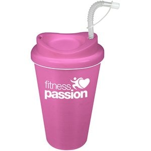 Additional Image 7 - a pink cup with a straw