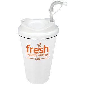 Additional Image 10 - a white cup with a straw