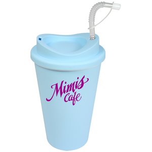 Additional Image 6 - a blue cup with a straw
