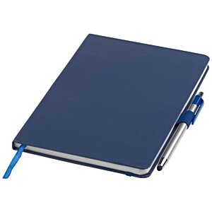 Additional Image 3 - a blue notebook with a pen