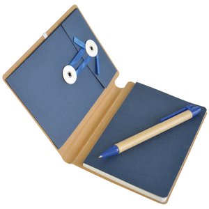 Additional Image 1 - a blue notebook with a pen