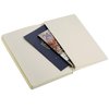 a pen on a white folder