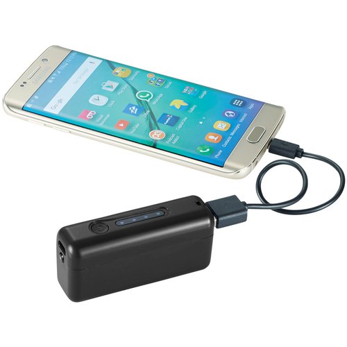 Additional Image 4 - a blue rectangular object with a black cord