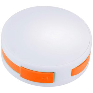 Additional Image 2 - a white round object with orange stripe