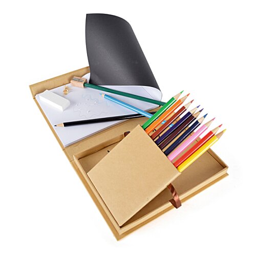 Additional Image 3 - a box with pencils and pens
