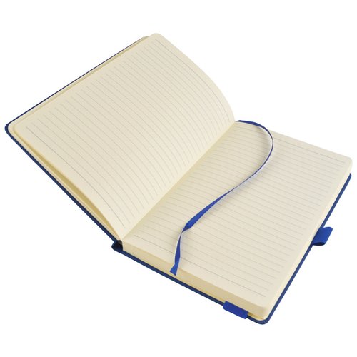 Additional Image 1 - a white notebook with a blue handle