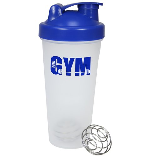 Additional Image 2 - a white and blue shaker with a blue lid