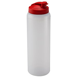 Additional Image 3 - a white and red plastic bottle
