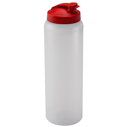 Additional Image 3 - a white and red plastic bottle