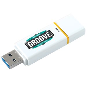 Additional Image 2 - a white usb flash drive