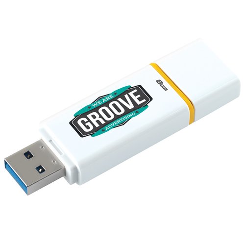 Additional Image 2 - a white usb flash drive