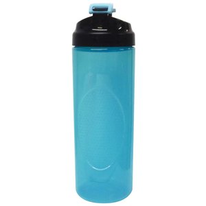 Additional Image 4 - a blue water bottle with a black lid
