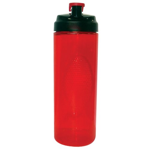 Additional Image 6 - a red water bottle with a black lid