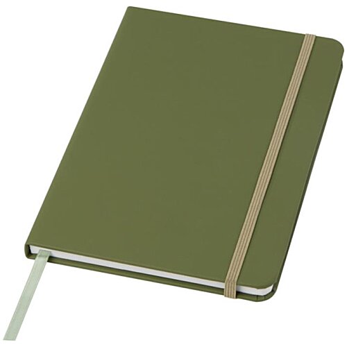 Additional Image 5 - a green notebook with a white band
