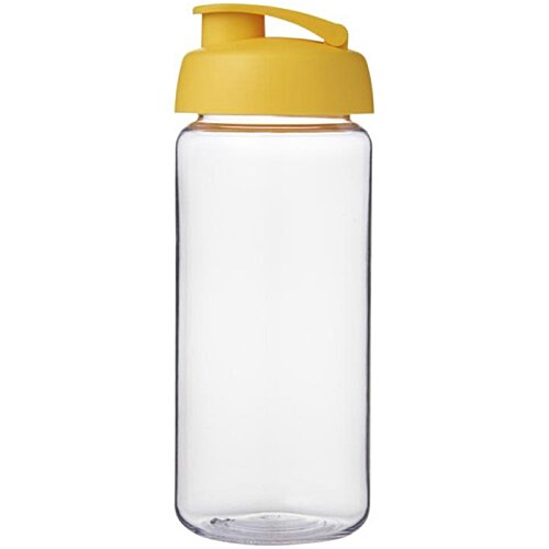 Additional Image 2 - a clear plastic bottle with a yellow lid