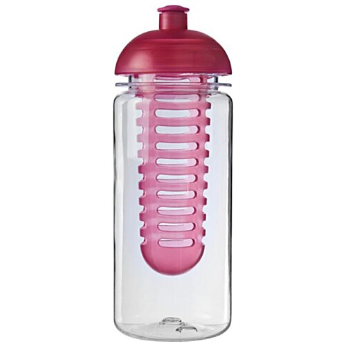 Additional Image 1 - a plastic water bottle with a pink lid