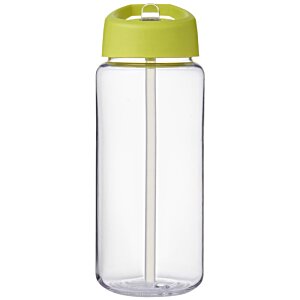 Additional Image 2 - a clear plastic bottle with a green cap