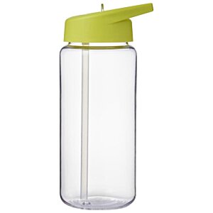 Additional Image 3 - a clear plastic bottle with a green lid