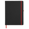 View Image 3 of 6 of Noir XL Notebook with Curvy Pen - Debossed