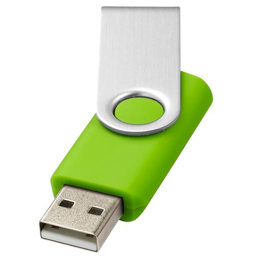 Additional Image 7 - a green and white usb flash drive